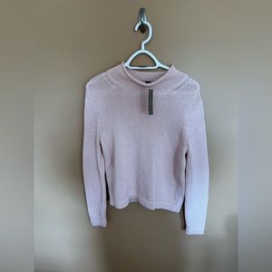 Size xs light pink J.Crew sweater. Never been worn.